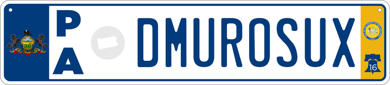 Illustration for article titled Reimaging US License Plates as Euro Plates - Installments 6-10 (NJ, WA, AL, PA, OK)